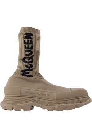 Alexander McQueen Skor, Herr, 42 EU, Sock Boots med Svarta Accenter