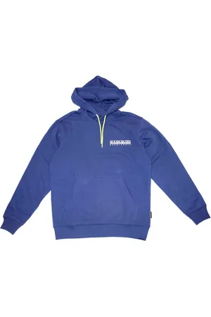 Napapijri Sweatshirts & Hoodies, Herr, M, Bomull, Bomullsblandning Löst Passande Hoodie