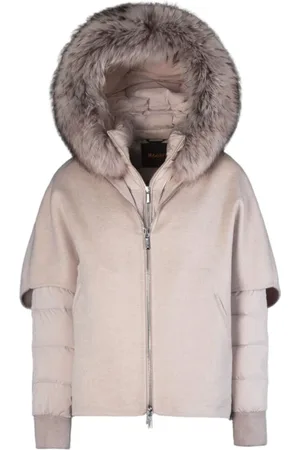 MOORER Jacka, Dam, S, Lyxig dubbel Yangir Cashmere huva jacka