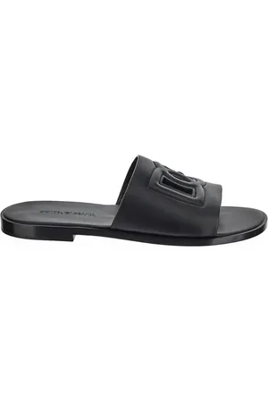Dolce & Gabbana Skor, Dam, 41 1/2 EU, Läder, Quiltade DG Logo Sliders