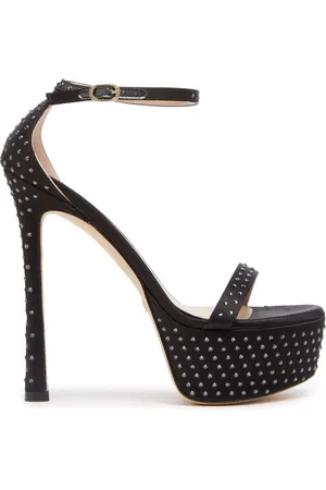 Stuart Weitzman Skor, Dam, 39 1/2 EU, Hollywood Shine Sandaler