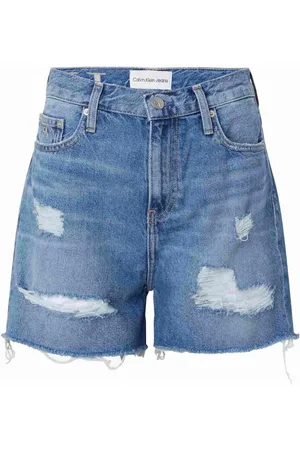 Calvin Klein Shorts, Dam, W30, Denim, Klassiska Denim Mom Shorts