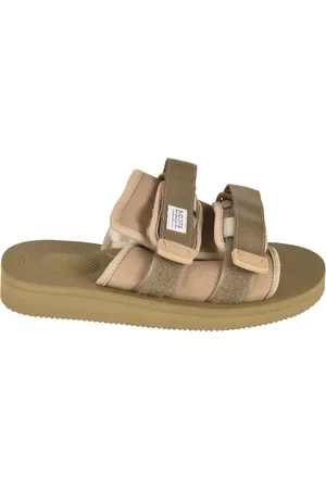 SUICOKE Skor, Dam, 38 EU, Metallgrå Muld Sliders för Kvinnor