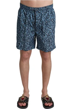 Dolce & Gabbana Badkläder, Herr, S, Läder, Mönstrade Badkläder Badshorts