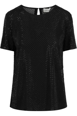 P.A.R.O.S.H. Blusar & Skjortor , Dam, S, Polyester, Rhinestone Jersey Blus