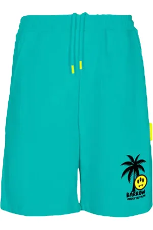 BARROW Shorts, Herr, L, Uppgradera din avslappnade garderob med 923 Verde Smeraldo/Smaragdgröna Sweatshorts
