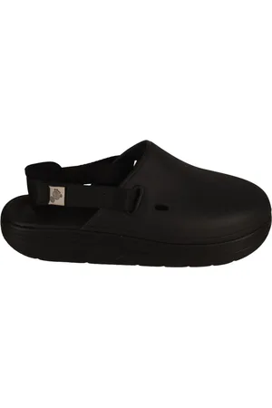 SUICOKE Skor, Herr, 42 EU, Stiliga svarta och gråa sliders för män
