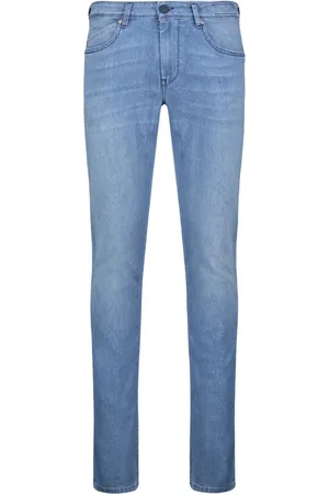 RE-HASH Jeans, Herr, W38, Denim, Slim-Fit Blå Denim Jeans