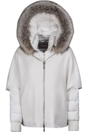 MOORER Jacka, Dam, 3Xs, Nylon, Mångsidig huva med avtagbar dunjacka