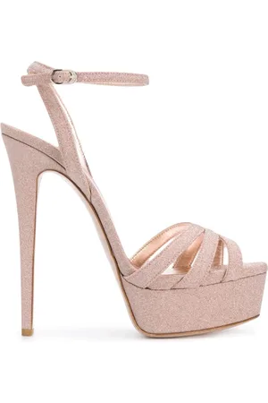 LE SILLA Skor, Dam, 40 EU, Läder, Blush Lola Platform Sandaler
