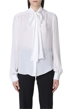 Moschino Topp, Dam, M, Stilfull Långärmad Topp