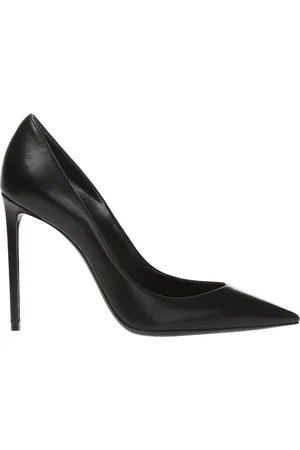 Saint Laurent Skor, Dam, 37 EU, Läder, Läderskor med spetsig tå