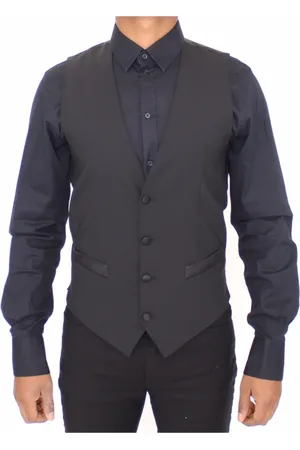 Dolce & Gabbana Kostym, Herr, M, Stretch Klänning Väst Blazer