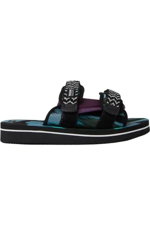SUICOKE Skor, unisex, 38 EU, Bomull, Grafiskt Mönster Sliders