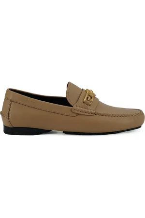 VERSACE Skor, Herr, 40 EU, Calf Leather Loafers Skor