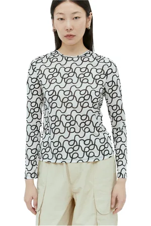 REJINA PYO Topp, Dam, M, Polyester, Zoya Mesh Tryckt Topp