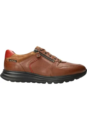 Mephisto Skor, Herr, 41 EU, Läder, Brayan Herr Sneaker - Hasselnötsbrunt läder