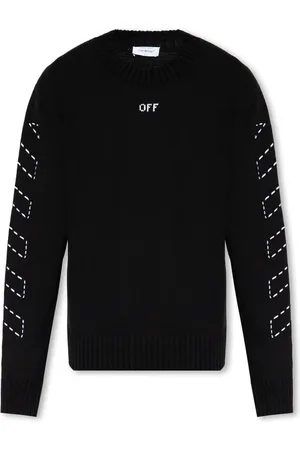 OFF-WHITE Stickade tröjor & koftor, Herr, S, Bomull, Tröja med logotyp