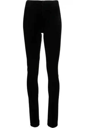 JUNYA WATANABE Byxor, Dam, L, Svarta Velour Skinny Byxor
