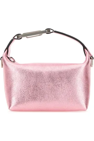 Eera Eéra, Väska, Dam, ONE Size, Läder, Rosa Läder Moonbag Handväska