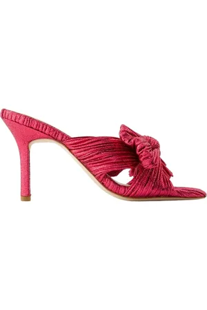 Loeffler Randall Skor, Dam, 37 EU, Läder, Claudia Sandaler - Syntetiskt Läder - Fuchsia