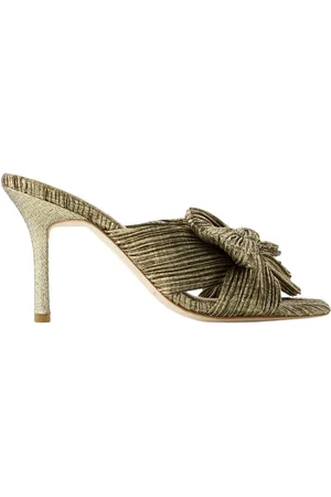 Loeffler Randall Skor, Dam, 37 EU, Läder, Claudia Guld Syntetläder Sandaler
