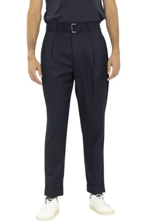 OFFICINE GENERALE Byxor, Herr, L, Ull Plisserade Byxor