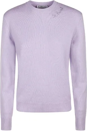 MC2 SAINT BARTH Sweatshirts & Hoodies, Dam, L, Crewneck Sweater med St. Barth Brodyr