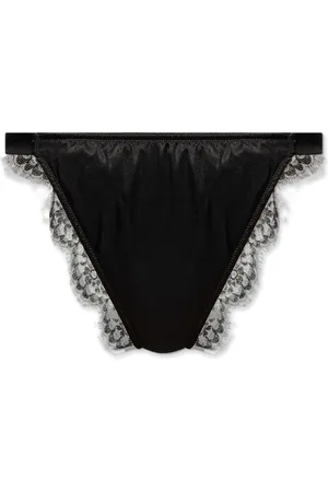 Dolce & Gabbana Underkläder, Dam, M, Bomull, Sidenbriefs med spets