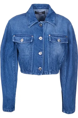 VERSACE Jacka, Dam, S, Denim, Metall Pinafore Jackor