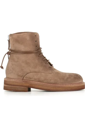 MARSÈLL Skor, Dam, 37 EU, Mocka, Beiga Mocka Ankelboots