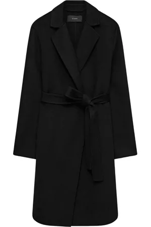 Joseph Kappa, Dam, M, Kashmir, Double Face Cashmere Cenda Långrock - Svart