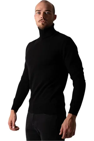 Daniele Fiesoli Stickade tröjor & koftor, Herr, L, Cashmere Turtleneck Tröja