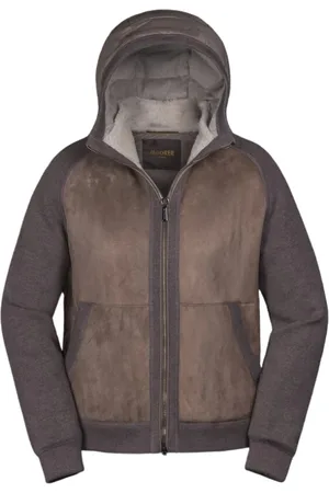 MOORER Jacka, Herr, L, Mocka, Hybrid Fleece Bomberjacka