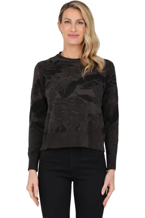 RRD Stickade tröjor & koftor, Dam, S, Velvet Jacquard Crewneck Shirt