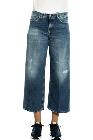 Nine In The Morning Jeans, Dam, W27, Denim, Denim Crop Top för Kvinnor
