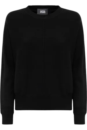 ALPHA STUDIO Sweatshirts & Hoodies, Dam, L, Långärmad Kimono Stil Tröja