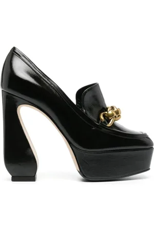 Sergio Rossi Skor, Dam, 39 EU, Svarta Högklackade Pumps - Höj Din Stil