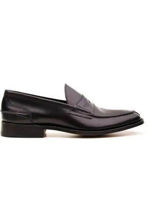 TRICKERS Skor, Herr, 44 EU, M7825 James Sfoderato Svart Kalv Moccasins