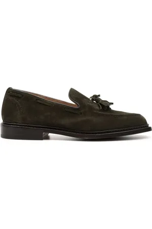 TRICKERS Skor, Herr, 43 1/2 EU, Gröna Elton Moccasins