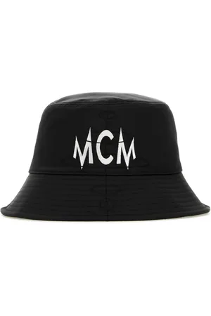 MCM Accessoarer, unisex, ONE Size, Nylon, Stilfull Svart Nylon Bucket Hat