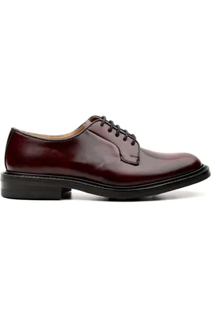 TRICKERS Skor, Herr, 44 EU, Lila Platta Skor för Män