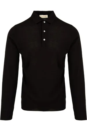 FILIPPO DE LAURENTIIS Topp, Herr, XL, Svart Polo Tröja för Män