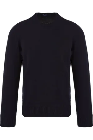 DRUMOHR Stickade tröjor & koftor, Herr, 2Xl, Blå Tröjor för Män