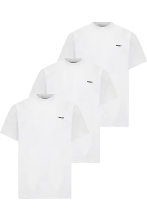 AMBUSH Topp, Dam, 2Xs, Vita Logo Crewneck T-shirts