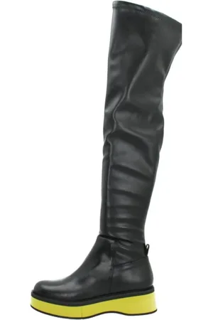 Paloma Barceló Skor, Dam, 38 EU, Läder, Over-knee Boots