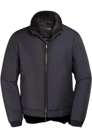 MOORER Jacka, Herr, 5Xl, Läder, Iridescent Goose Down Bomberjacka