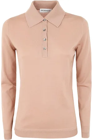 GOES BOTANICAL Topp, Dam, L, Kamel Långärmad Polo