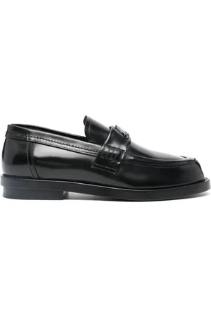 Alexander McQueen Skor, Herr, 40 EU, Läder, Svarta Chelsea Platta Skor