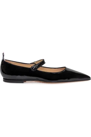 Thom Browne Skor, Dam, 37 EU, Läder, Spetsiga Ballerinaskor